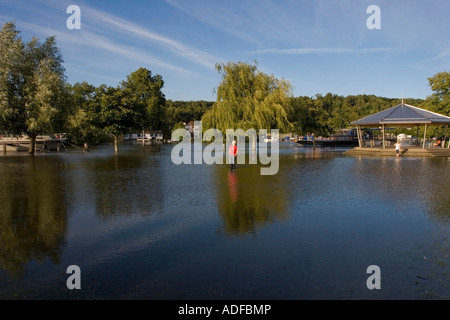 Inondations de 2007 - Henley on Thames - Oxfordshire Banque D'Images