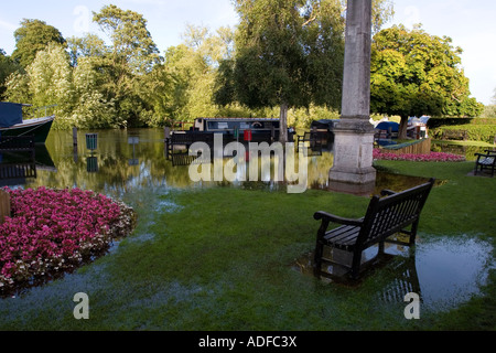 Inondations de 2007 - Henley on Thames - Oxfordshire Banque D'Images