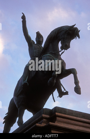 Statue du général San Martin, statue, General San Martin, la Plaza San Martin, à Buenos Aires, province de Buenos Aires, Argentine, Amérique du Sud Banque D'Images