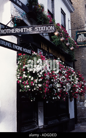 Le Mayflower public house Rotherhithe, Londres, Angleterre Banque D'Images