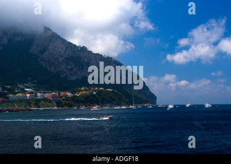 Golfe de Naples Italie Isola di Capri île de Capri Banque D'Images