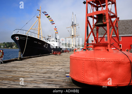 Port et musée de la pêche dans la ville de Lunenburg, en Nouvelle-Écosse, au Canada, en Amérique du Nord. Photo par Willy Matheisl Banque D'Images