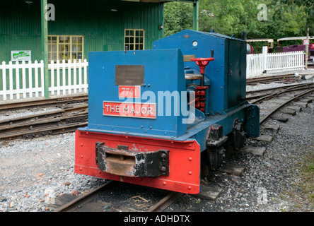 Locomotive diesel « The Major » construite par Orenstein & Koppel en exposition au Amberley Working Museum, West Sussex Banque D'Images