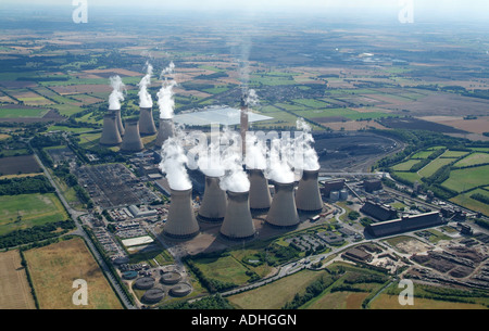 Drax Power Station, North Yorkshire, Angleterre du nord Banque D'Images