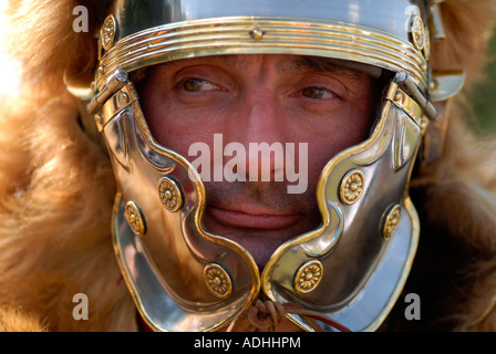 Festival d'History-Roman la reconstitution médiévale. Banque D'Images