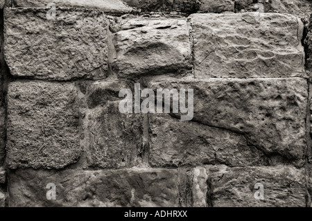 Mur en pierre de grès de texture background Banque D'Images