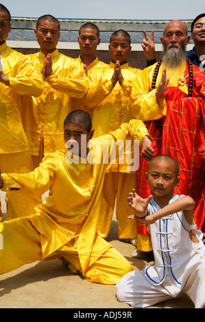 Shaolin Temple Shaolin est le berceau de l'art martiaux Kung Fu Shaolin dans la province du Henan Chine Banque D'Images