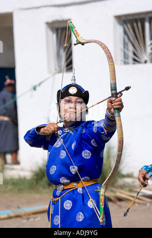 2007 femme archer Banque D'Images