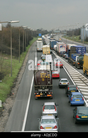 Embouteillage sur l'autoroute M25 Banque D'Images