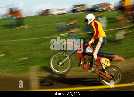 Moto Sport Scrambling Banque D'Images