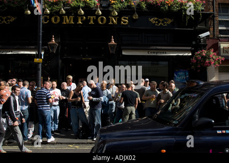 Comptons pub Soho Londres Banque D'Images