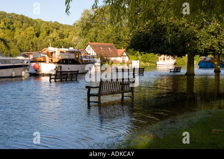 Les inondations de l'été 2007 - Henley on Thames - Oxfordshire Banque D'Images