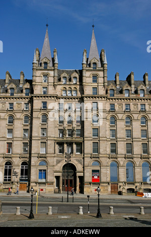 La chaux Street Chambers Great North Western Hotel Résidence étudiante Liverpool Angleterre UK Banque D'Images