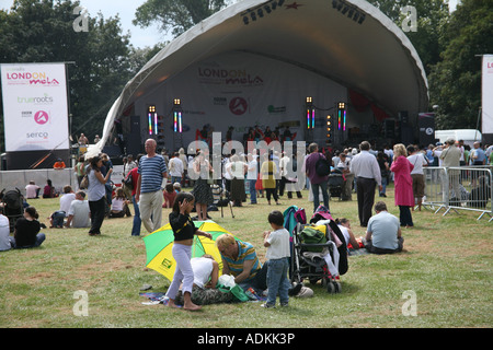 London Mela 2007 Gunnersbury Park Banque D'Images