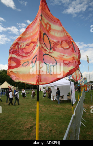 London Mela 2007 Drapeau Gunnersbury Park Banque D'Images