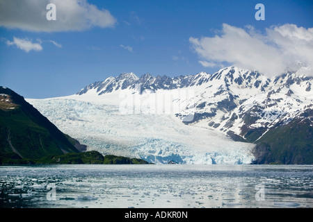 Glacier Bay Aialik Aialik se réunit dans le Kenai Fjords National Park summer Winter Banque D'Images