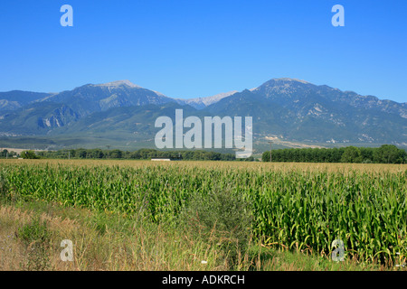 Le mont Olympe en Macédoine en Grèce Banque D'Images