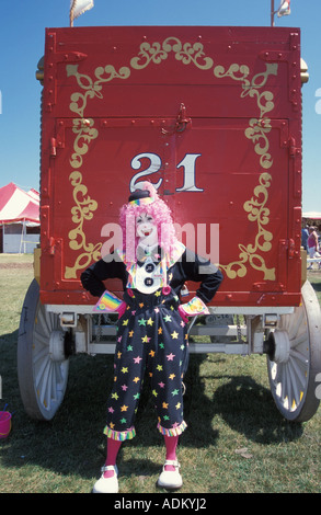 La grande Parade du Cirque Clowns Milwaukee Wisconsin United States of America Banque D'Images