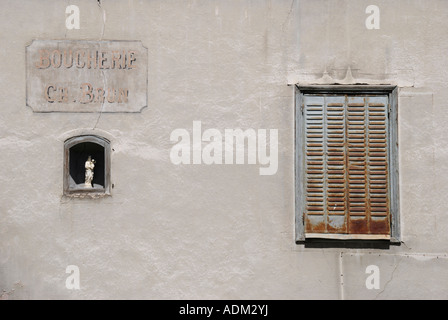 Boucherie Ch Brun Monetier les bains France Banque D'Images