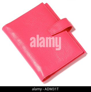 Un organisateur personnel Rose / Filofax.Photo par paddymcguinness Paddy McGuinness Banque D'Images