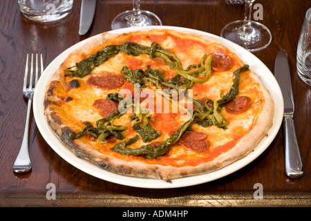 Restaurant Pizza London England Banque D'Images