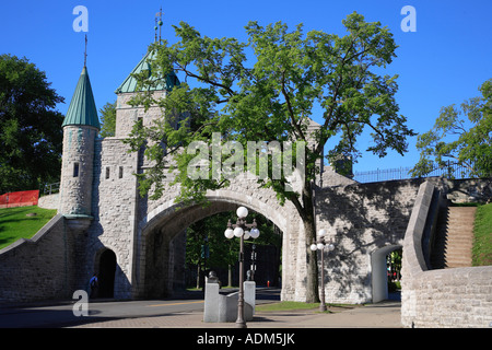 Canada Québec La ville de Québec Porte St Louis Gate Banque D'Images