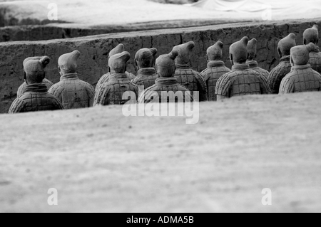 Chine Shaanxi Xian Bingmayong l'armée de soldats en terre cuite à l'empereur Qin Shihuangdi Tomb Banque D'Images