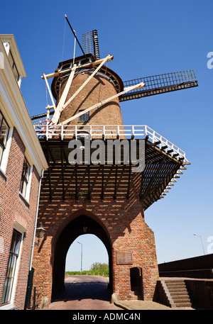 Le moulin à Wijk bij Duurstede aux Pays-Bas l'Europe Banque D'Images