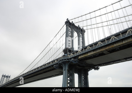 Pont de Manhattan New York USA Banque D'Images