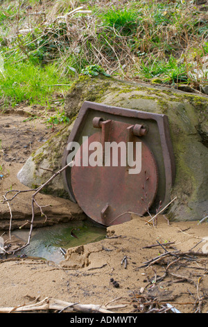 Sortie sur la rivière Aire Banque D'Images