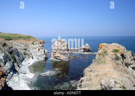 Paysage vierge, côte Sud, Bulgarie Banque D'Images