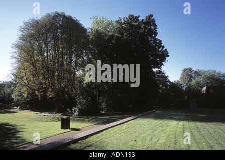 Krefeld, Haus Esters, Blick von der Meerblick auf Haus Lange Banque D'Images