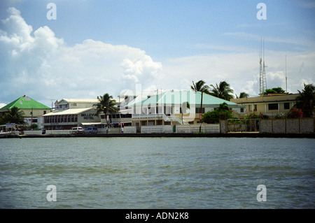 BELIZE CITY BELIZE AMÉRIQUE CENTRALE D'août, le Bellevue Hotel construit au début des années 1900 Banque D'Images