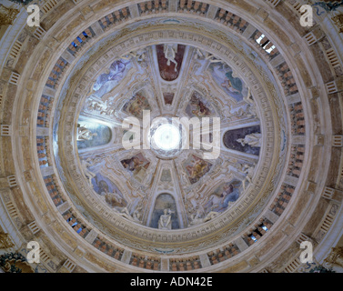 Vicenza, la Villa Almerico Capra, 'genannt ''La Rotonda'' (1566-1570), Hauptsaal Deckenfresko', Banque D'Images