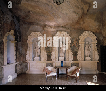 Costozza di Longare, Villa Garzadori da Schio, Grotta del Marinali Banque D'Images