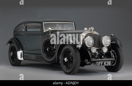 1930 Bentley 6 litre 5 Train Bleu coupé Banque D'Images