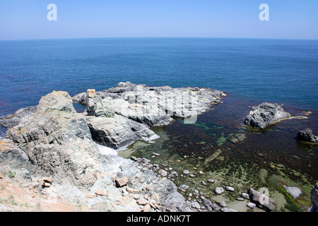 Paysage vierge, côte Sud, Bulgarie Banque D'Images