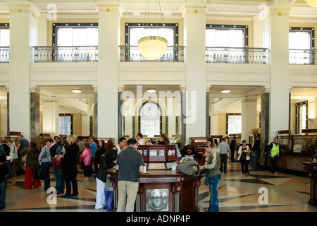 L'intérieur du bureau de poste général à Dublin en Irlande Banque D'Images