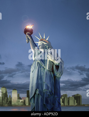 USA - NEW YORK : Statue de la Liberté Banque D'Images