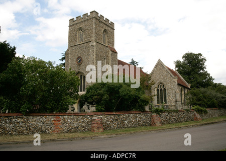 Peu d'Easton église où les funérailles d'Eastenders acteur Mike Reid a eu lieu le mardi 12 août 2007 Banque D'Images