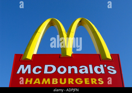 Signe de Mc Donald Banque D'Images