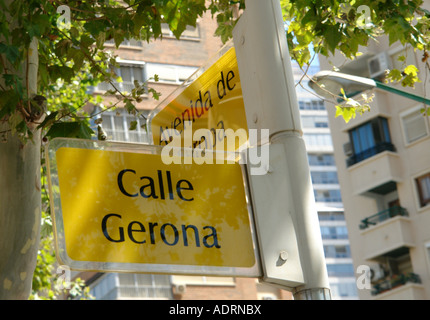 Benidorm Costa Blanca Espagne 2007 de l'UE Banque D'Images