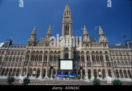 Festival de cinéma de Vienne l'hôtel de ville Banque D'Images