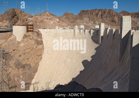 Nevada Boulder City Hoover Dam Lake Mead Banque D'Images