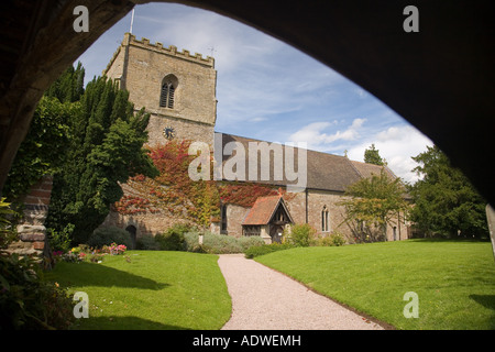 Église de St Jacques le Majeur Cradley Herefordshire Banque D'Images