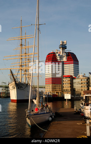 Le quartier du port de Göteborg (Suède, Göteborg) Västergötland Banque D'Images