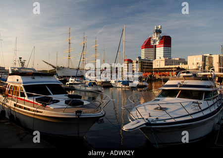 Le quartier du port de Göteborg (Suède, Göteborg) Västergötland Banque D'Images