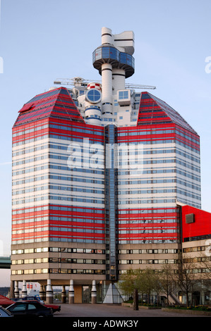 Lappstiftet (rouge à lèvres) des capacités de la zone portuaire (Göteborg, Suède Göteborg) Västergötland Banque D'Images