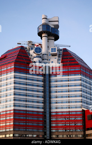 Lappstiftet (rouge à lèvres) des capacités de la zone portuaire (Göteborg, Suède Göteborg) Västergötland Banque D'Images