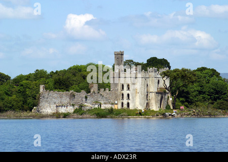 Lough Key Forest Park Irlande West Castle Island Banque D'Images